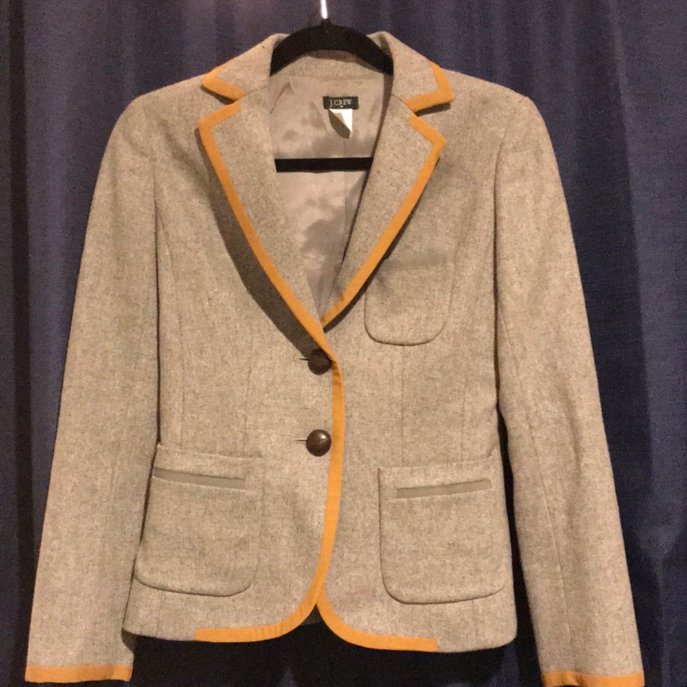 J.Crew Grey Wool Blazer